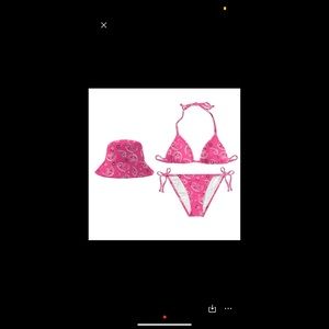 Pink bandanna bikini set 💓